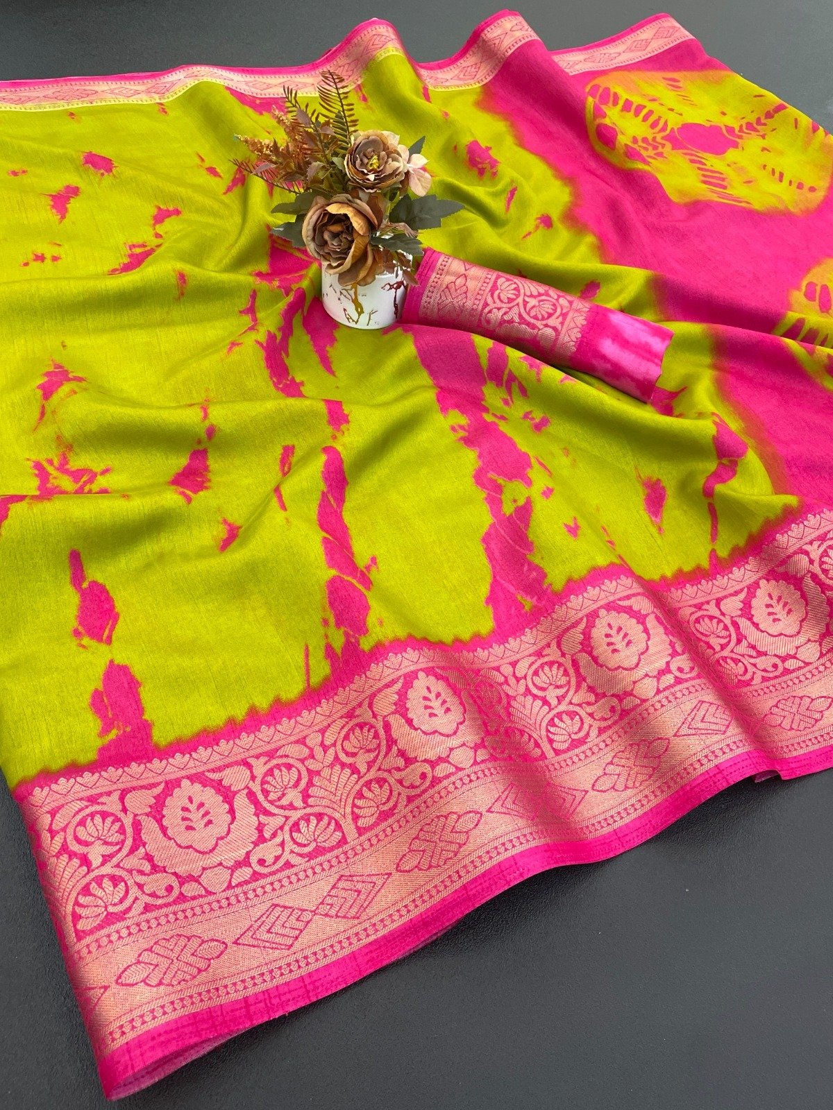 Designer Freehand Saree 4